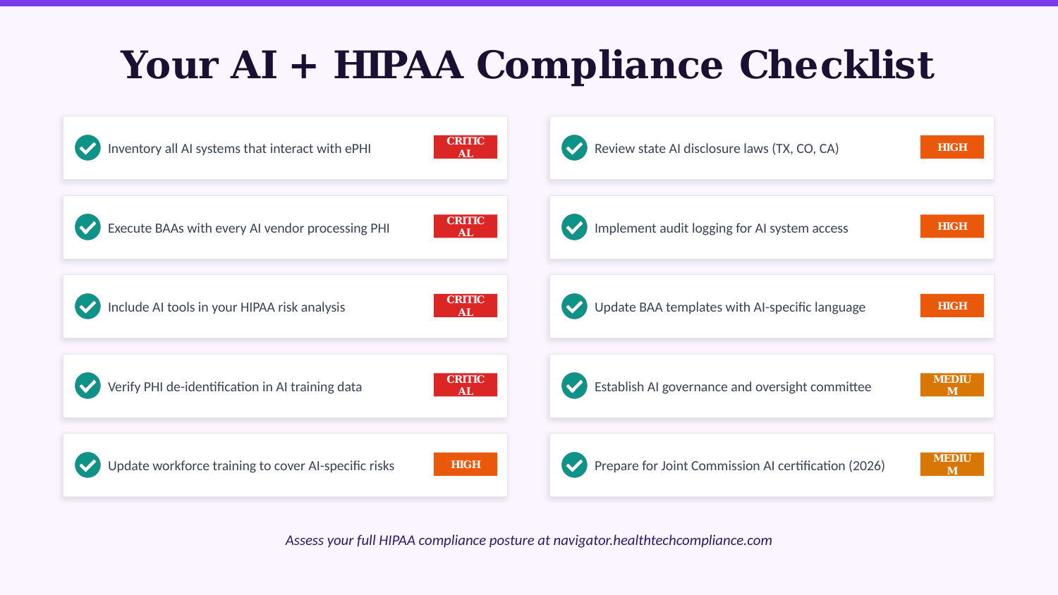 AI HIPAA Compliance - Slide 8